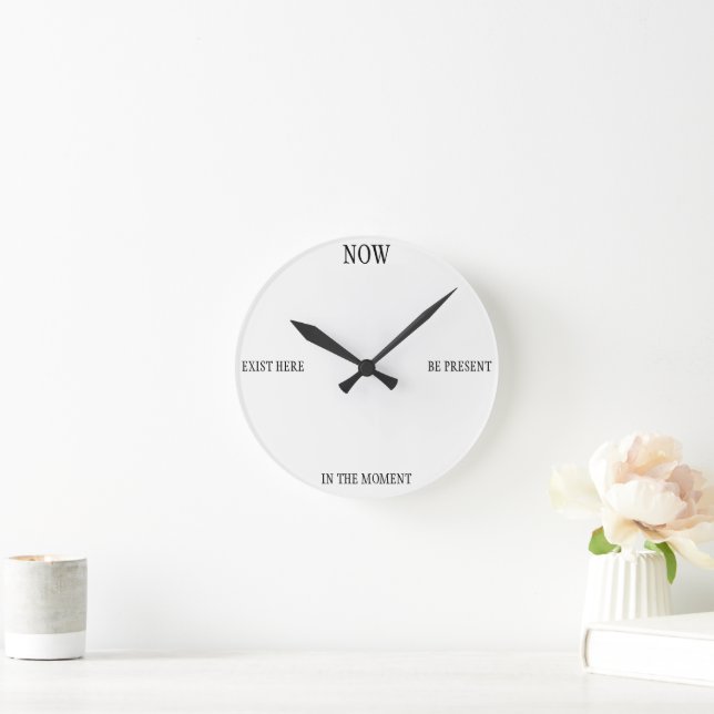 Live in the Moment Clock (Home)