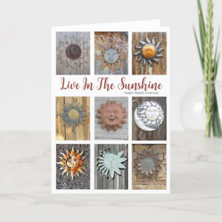 Live in the Sunshine all occasion Greeting Card