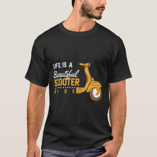Live Is A Beautiful Scooter Ride T-Shirt