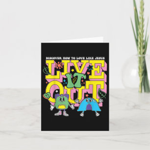Live It Out How To Love Like Jesus Vbs Summer Camp Card