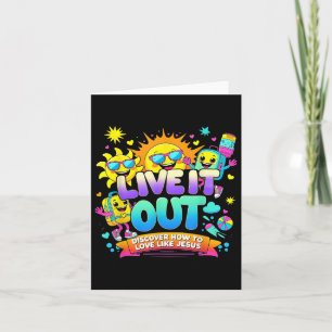 Live It Out Love Like Jesus Vbs Summer 2025 Tee Card