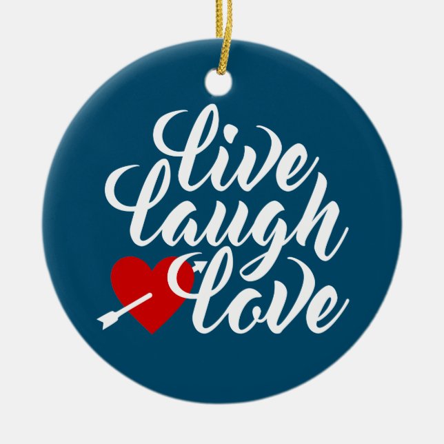 Live Lauder Love Valentine Calligraphy | Ornement (Devant)