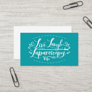 Live Laugh Laparoscopy Business Card