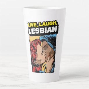 Live Laugh Lesbian Latte Mug