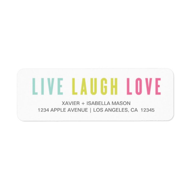 Live Laugh Love (Devant)