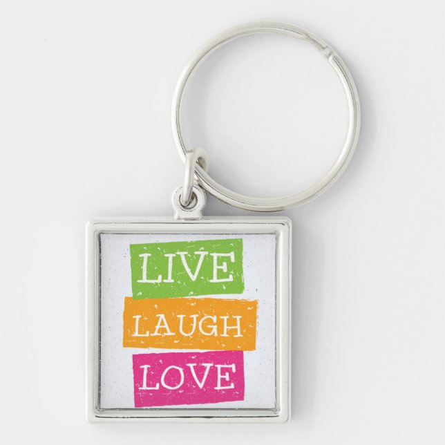 Live Laugh Love 2 Keychain (Front)
