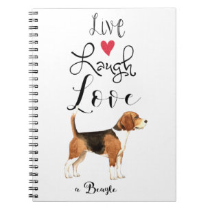 Live Laugh Love a Beagle Carnet
