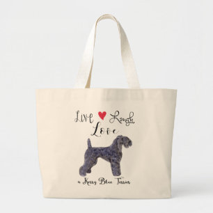 Live Laugh Love a Kerry Large Tote Bag