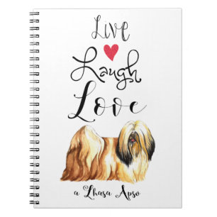 Live Laugh Love a Lhasa Apso Carnet