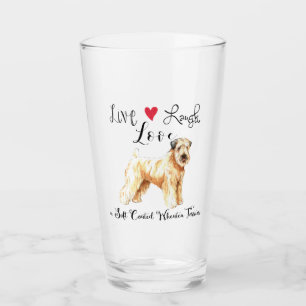 Live Laugh Love a Wheaten Glass