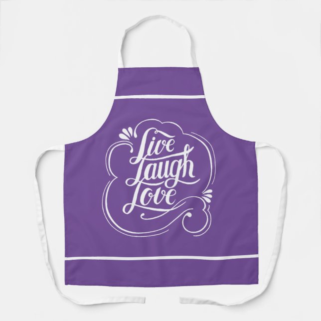 LIve laugh love  Apron (Front)