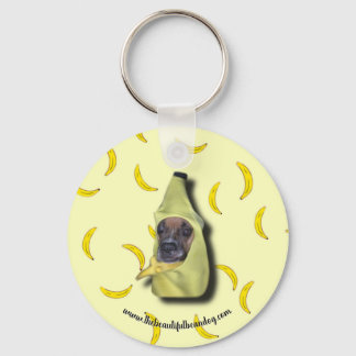 Live, Laugh, Love Bananas. Keychain