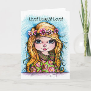 Live! Laugh! Love! Card