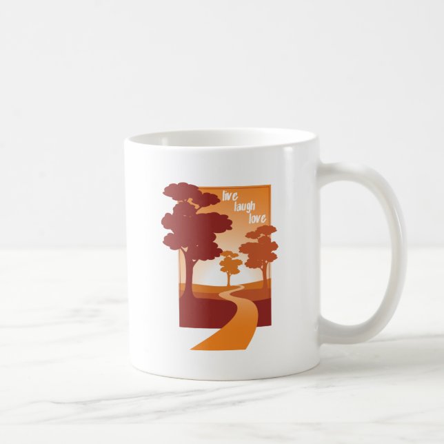 live laugh love coffee mug (Right)