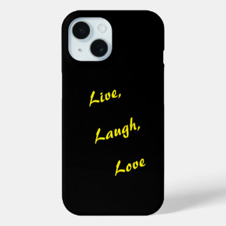 Live, Laugh, Love coque iphone - Inspirer chaque j