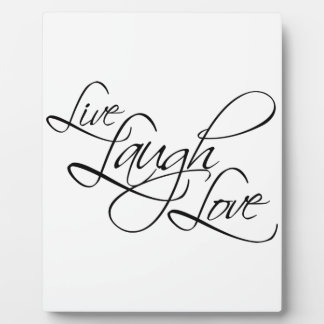 Live  Laugh  Love Customize Product Plaque