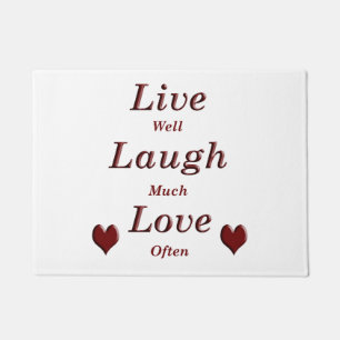 Live Laugh Love Doormat