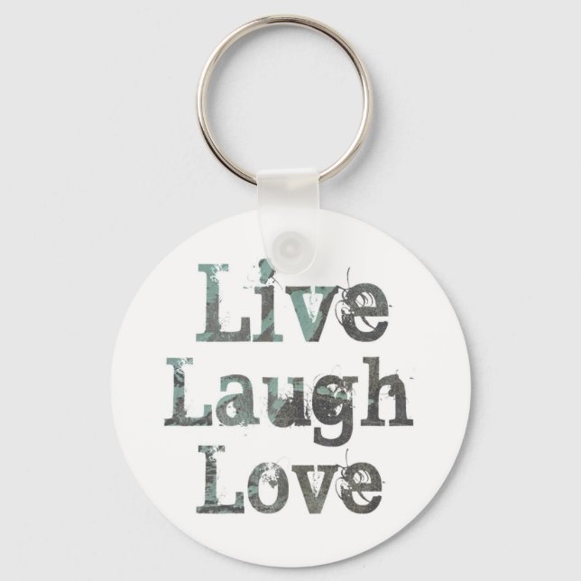Live, Laugh, Love Key Chain (Front)