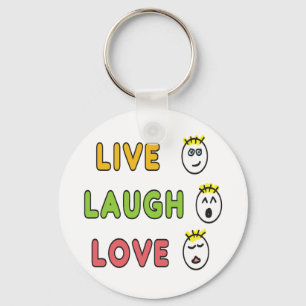 Live Laugh Love Keychain