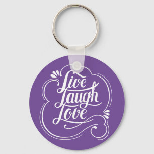 LIve laugh love  Keychain