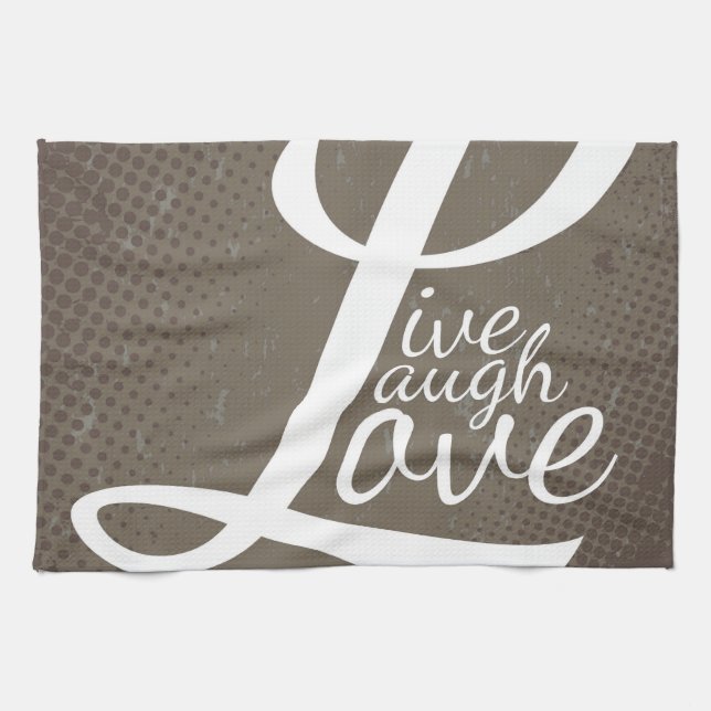 LIVE LAUGH LOVE KITCHEN TOWEL (Horizontal)
