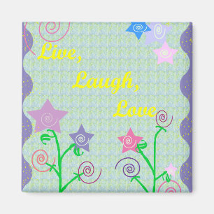 Live, Laugh, Love maget Magnet