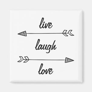 Live Laugh Love Magnet