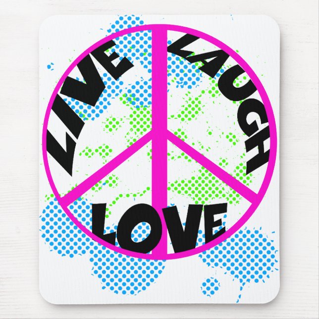 live laugh love mouse pad (Front)
