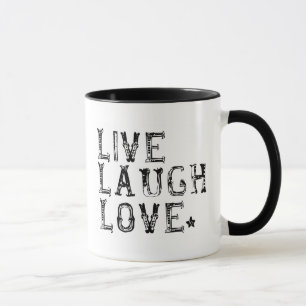 live, laugh, love mug