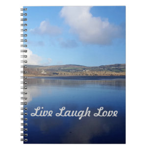 Live laugh love notebook
