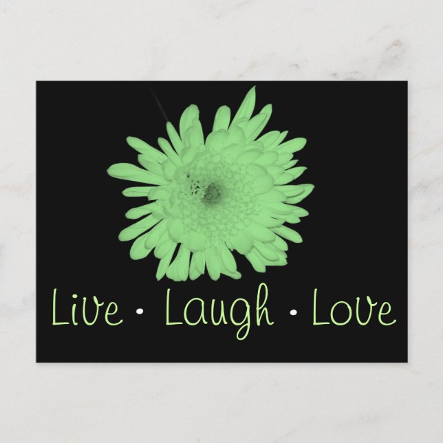 Live Laugh Love Postcard (Front)