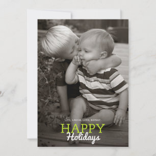 Live, Laugh, Love, Repeat. Holiday Card   5 x 7