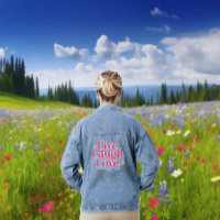 Live Laugh Love Retro Pink Typographie Design