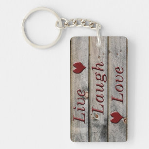 Live Laugh Love sur le côté d'une grange