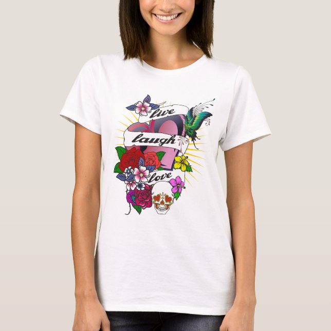 Live Laugh Love Tattoo Tanktop (Front)