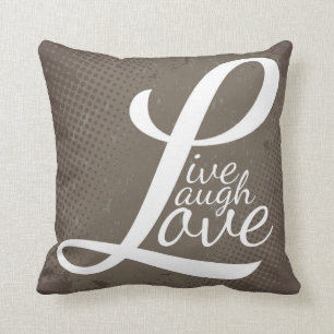 LIVE LAUGH LOVE THROW PILLOW