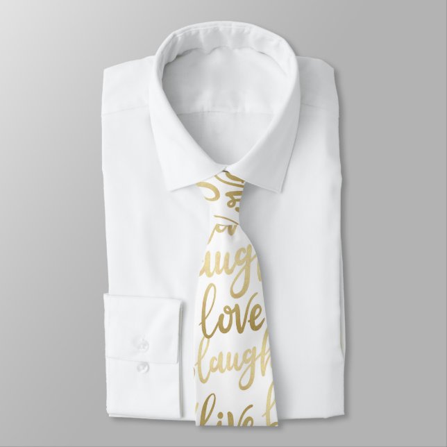 Live Laugh Love Tie (Tied)