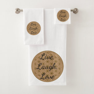 "Live, Laugh, Love" Towel Set