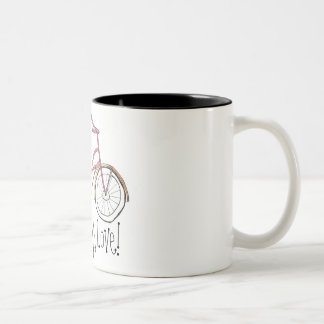 Live, Laugh, Love! Two-Tone Coffee Mug
