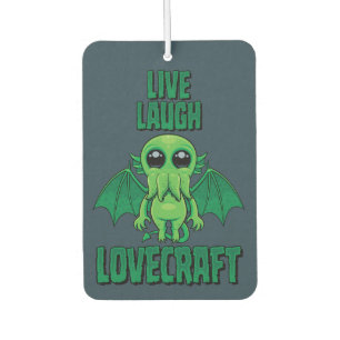 Live Laugh Lovecraft Cute Cthulhu Air Freshener