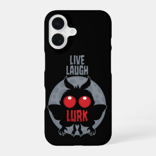 Live Laugh Lurk Mothman Cryptid iPhone 16 Case