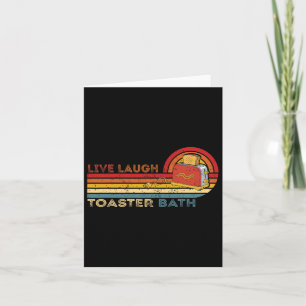 Live Laugh Toaster Th Vintage Skeleton Meme Dark H Card