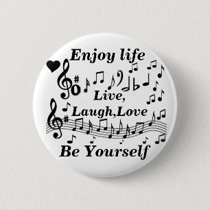 Live,Laught,Love_ 2 Inch Round Button