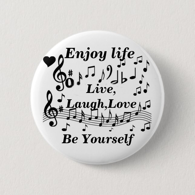 Live,Laught,Love_ 2 Inch Round Button (Front)