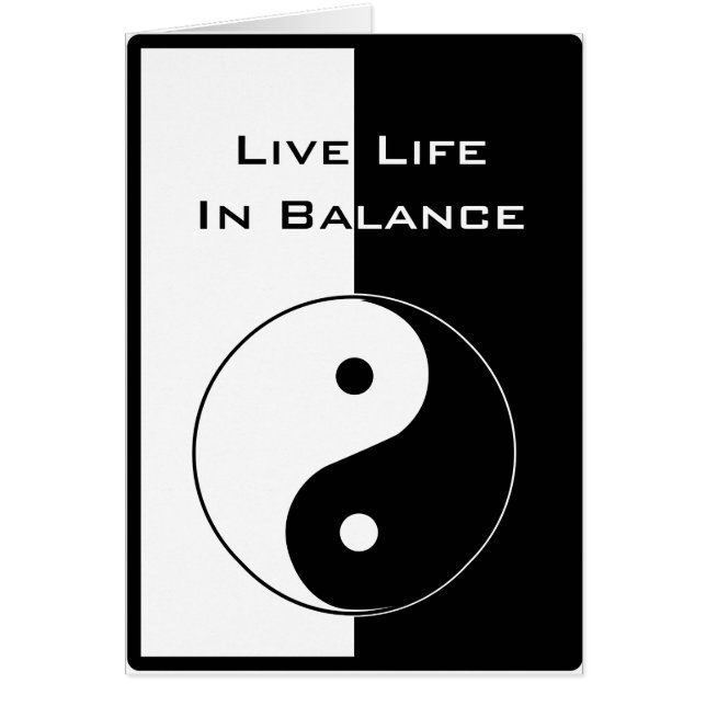 Live Life in Balance (Front)