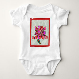 "Live Life Large" Art Print Baby Bodysuit