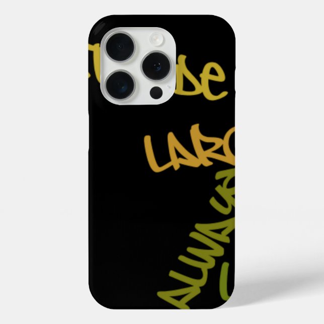 Live Life Large Word Art Print Case-Mate iPhone Case (Back)