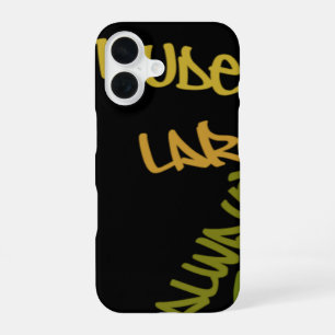Live Life Large Word Art Print iPhone 16 Case