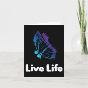 Live Life Semicolon Love And Support Suicide Aware Card