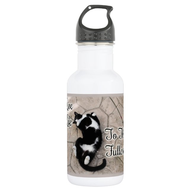 Live Life to the Fullest Encouraging Statement 532 Ml Water Bottle (Front)